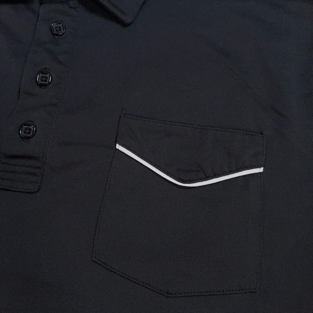 Travis‎ Mathew Double Pocket Golf Polo Men's L Black Pima Cotton Stretch *LOGO* - Picture 7 of 16